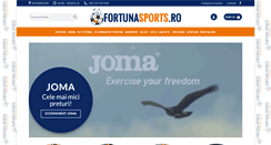 Desktop Screenshot of fortunasports.ro