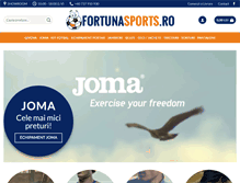 Tablet Screenshot of fortunasports.ro